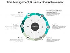Time management for business goal achievement ppt powerpoint presentation inspiration example cpb