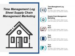 Time management log sheet supply chain management marketing cpb