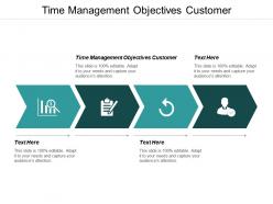 Time management objectives customer ppt powerpoint presentation show deck cpb