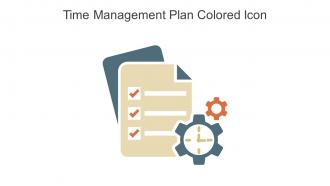 Time Management Plan Colored Icon In Powerpoint Pptx Png And Editable Eps Format