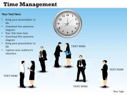 Time management powerpoint template slide