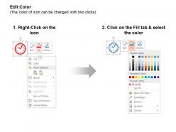 Time management process control bar graph debit card ppt icons graphics