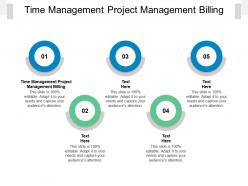 Time management project management billing ppt powerpoint presentation gallery templates cpb