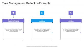 Time Management Reflection Example In Powerpoint And Google Slides Cpb