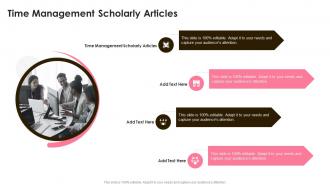Time Management Scholarly Articles In Powerpoint And Google Slides Cpb
