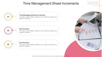 Time Management Sheet Increments In Powerpoint And Google Slides Cpb