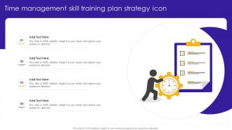 Time Management Skill Training Plan Strategy Icon