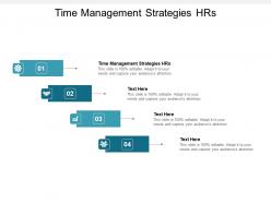 Time management strategies hrs ppt powerpoint presentation layouts file formats cpb