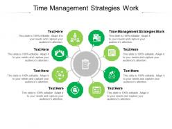 Time management strategies work ppt powerpoint presentation infographics file formats cpb