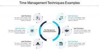 Time Management Techniques Examples In Powerpoint And Google Slides
