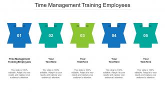 Time Management Training Employees Ppt Powerpoint Presentation Inspiration Deck Cpb