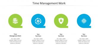 Time management work ppt powerpoint presentation infographics example cpb