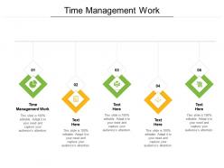 Time management work ppt powerpoint presentation show vector cpb