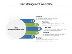 Time management workplace ppt powerpoint presentation inspiration samples cpb