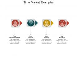 Time market examples ppt powerpoint presentation gallery structure cpb