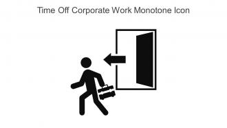 Time Off Corporate Work Monotone Icon In Powerpoint Pptx Png And Editable Eps Format