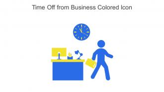 Time Off From Business Colored Icon In Powerpoint Pptx Png And Editable Eps Format