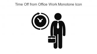 Time Off From Office Work Monotone Icon In Powerpoint Pptx Png And Editable Eps Format