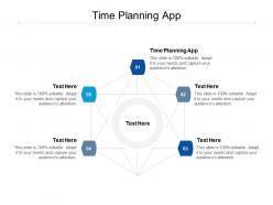 Time planning app ppt powerpoint presentation slides grid cpb