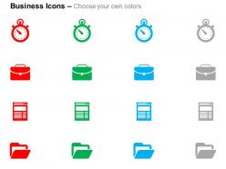 Time project site storage ppt icons graphics