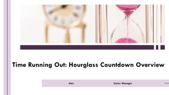 Time Running Out Hourglass Countdown Overview PPT Guidelines AT