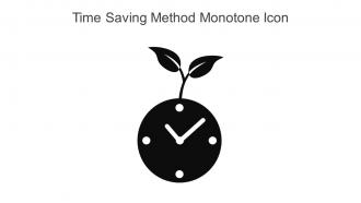 Time Saving Method Monotone Icon In Powerpoint Pptx Png And Editable Eps Format