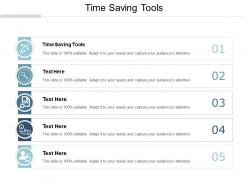 Time saving tools ppt powerpoint presentation gallery display cpb