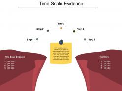 Time scale evidence ppt powerpoint presentation inspiration template cpb