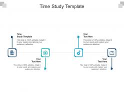 Time study template ppt powerpoint presentation model clipart images cpb