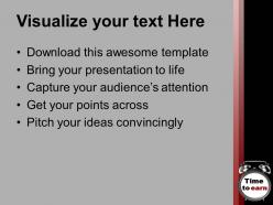 Time to earn business achievement powerpoint templates ppt themes and graphics 0313