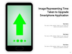Time To Upgrade Representing Application Smartphone Inspiring Motivational