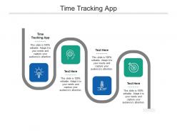 Time tracking app ppt powerpoint presentation file layouts cpb