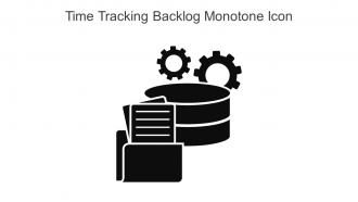 Time Tracking Backlog Monotone Icon In Powerpoint Pptx Png And Editable Eps Format