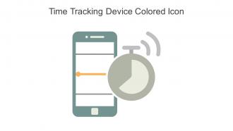 Time Tracking Device Colored Icon In Powerpoint Pptx Png And Editable Eps Format