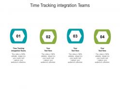 Time tracking integration teams ppt powerpoint presentation infographic template cpb