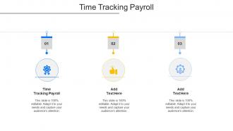 Time Tracking Payroll Ppt Powerpoint Presentation Show Icon Cpb