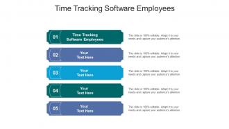 Time tracking software employees ppt powerpoint presentation professional guidelines cpb