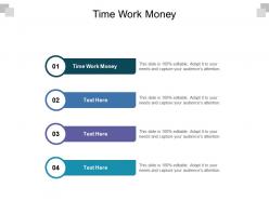 Time work money ppt powerpoint presentation summary graphic tips cpb