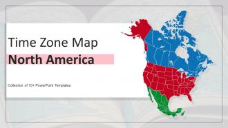 Time Zone Map North America Powerpoint Ppt Template Bundles