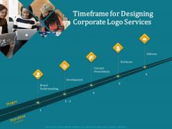Timeframe for designing corporate logo services ppt powerpoint presentation styles