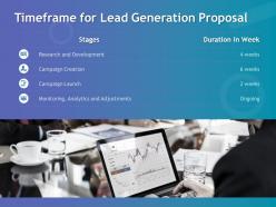 Timeframe For Lead Generation Proposal Ppt Powerpoint Presentation Ideas