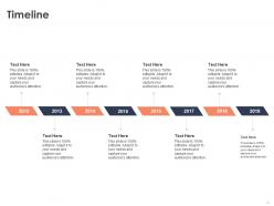 Timeline 2012 to 2013 c1062 ppt powerpoint presentation file visuals
