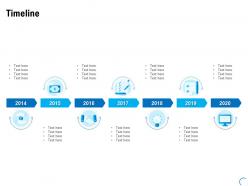 Timeline 2014 to 2020 l949 ppt powerpoint presentation summary templates