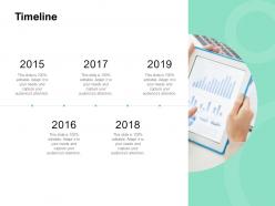 Timeline 2015 to 2018 c981 ppt powerpoint presentation icon inspiration