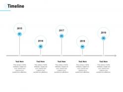 Timeline 2015 to 2019 a795 ppt powerpoint presentation outline graphics