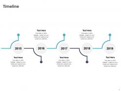 Timeline 2015 to 2019 c1089 ppt powerpoint presentation gallery structure