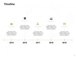 Timeline 2015 to 2019 j93 ppt powerpoint presentation icon maker