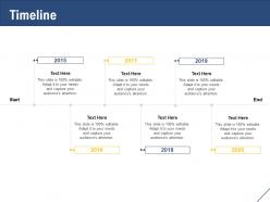 Timeline 2015 to 2020 l1163 ppt powerpoint presentation inspiration ideas