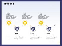 Timeline 2015 to 2020 l1804 ppt powerpoint presentation summary design ideas