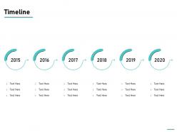 Timeline 2015 to 2020 l748 ppt powerpoint presentation outline